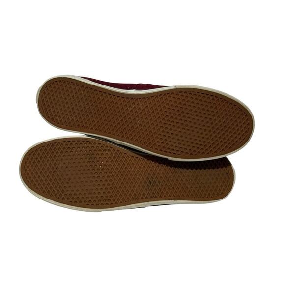 Vans Authentic Burgundy Canvas Sneakers Women's Size 8.5 Low Top Skate Sneakers - Picture 9 of 9